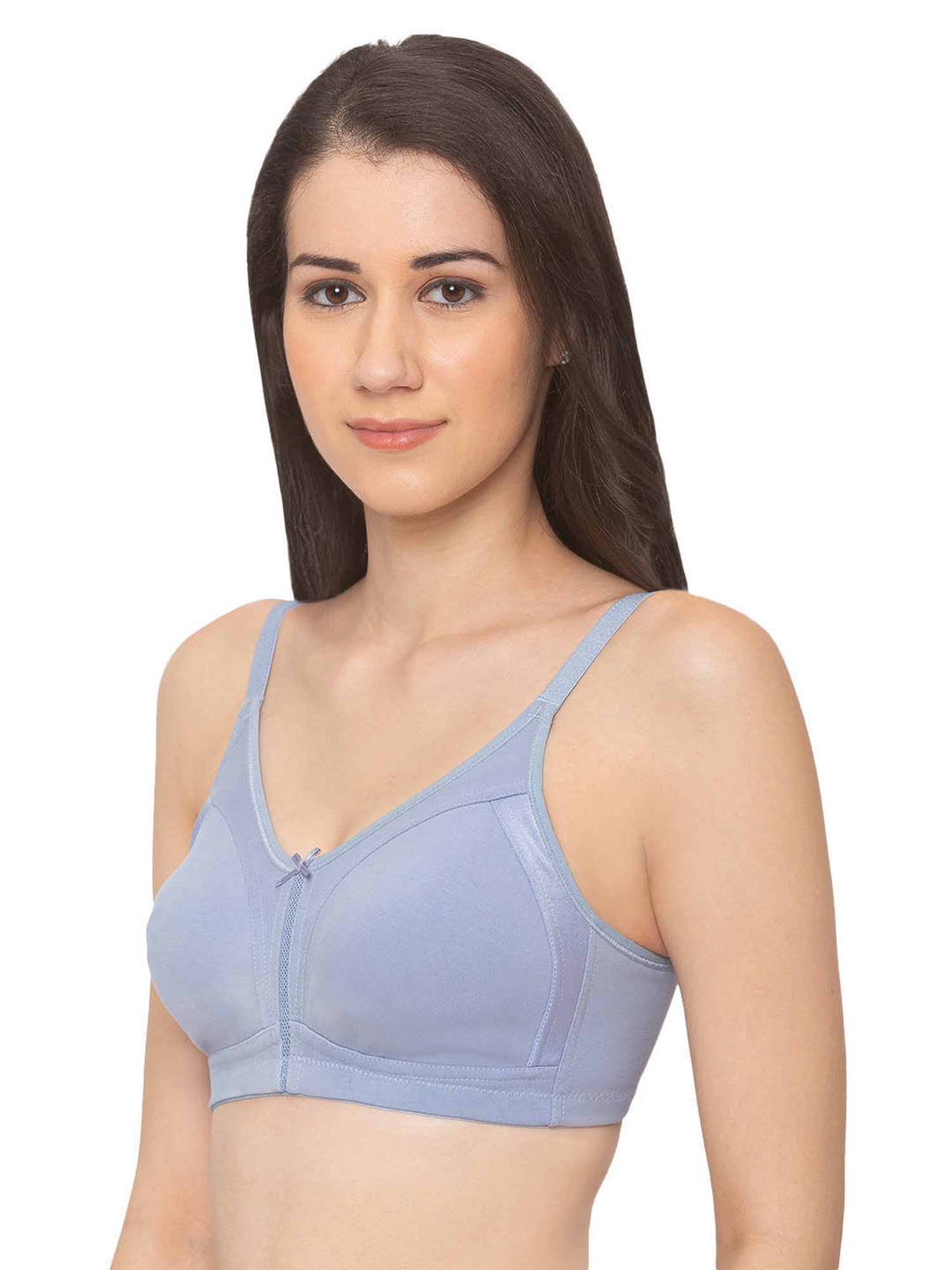 Candyskin Light Blue Non Wired Non Padded Full Coverage Bra