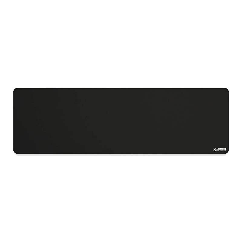 Extended Gaming Mouse PadMat Long Black Cloth Mousepad Stitched Edges | 11x36 GE