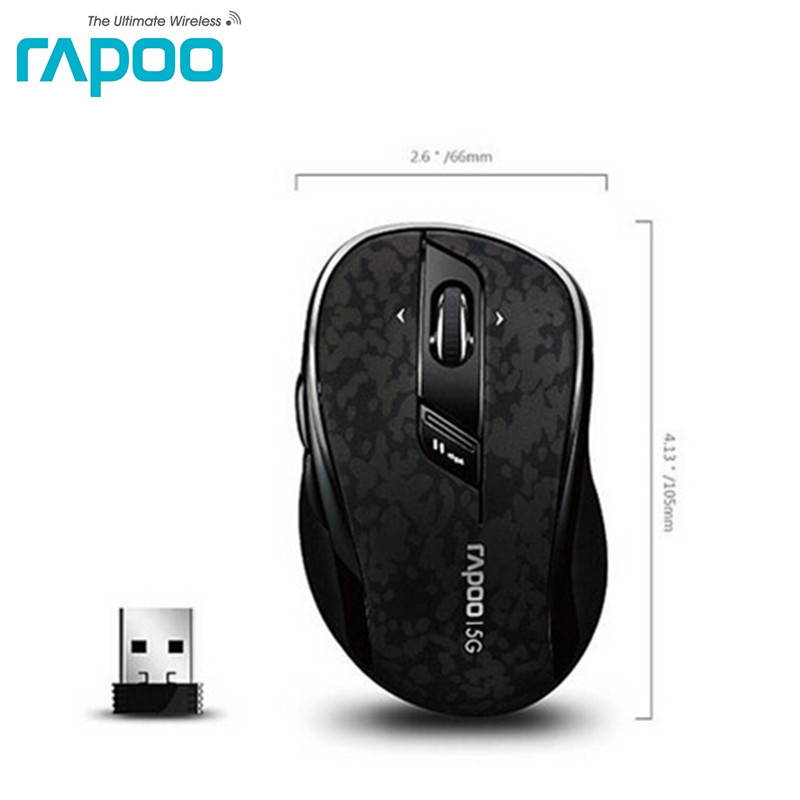 Original Rapoo 7100P 5G Wireless Optical Mouse, Gaming Mice for Desktop Laptop PC Computer ,High quality  in box
