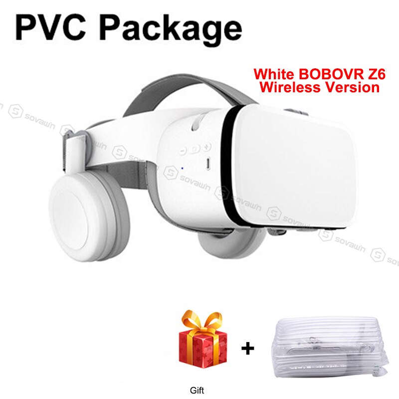 Original BOBOVR Z5 Update BOBO VR Z6 3D Glasses Virtual Reality Binocular Stereo Bluetooth VR Headset Helmet For iPhone Android