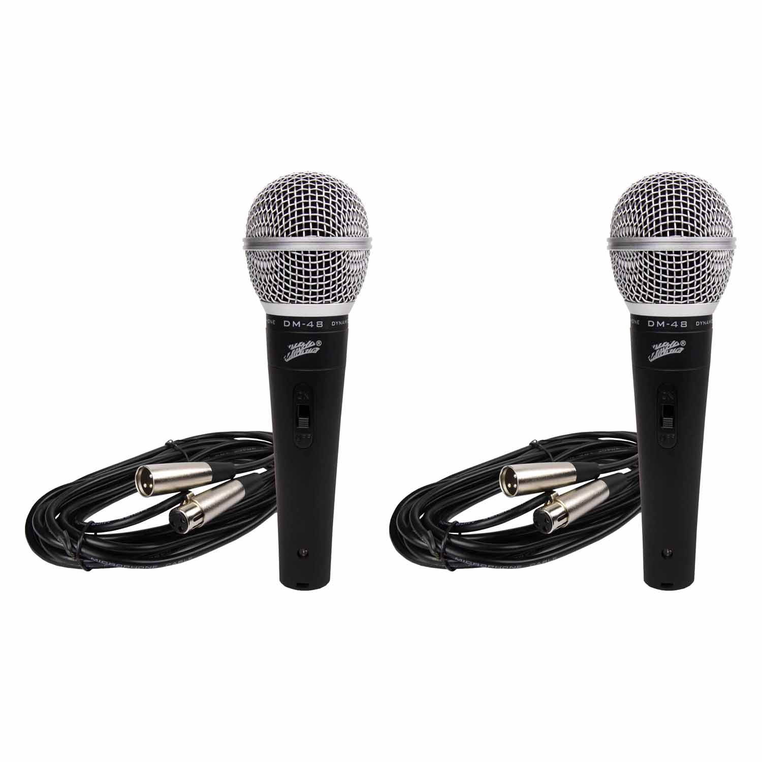 Audiopipe Studio Z Unidirectional Dynamic Live Performance Microphone (2 Pack)