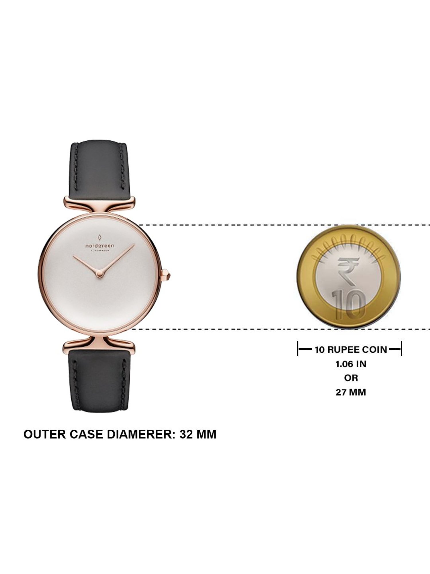 NORDGREEN UN32RGLEBLXX Unika Analog Watch For Women