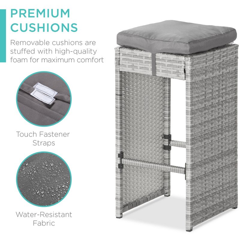 Slat Top Serving Cart - Gray - Apollo Outdoor