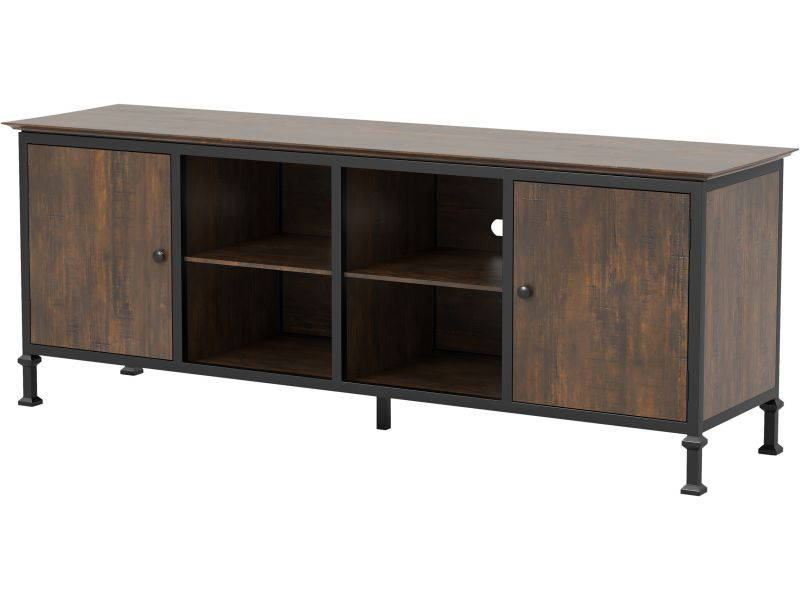 AVF FSL700LUCSW-A 32 - 65" Reflections - Lucerne Curved Pedestal TV Stand