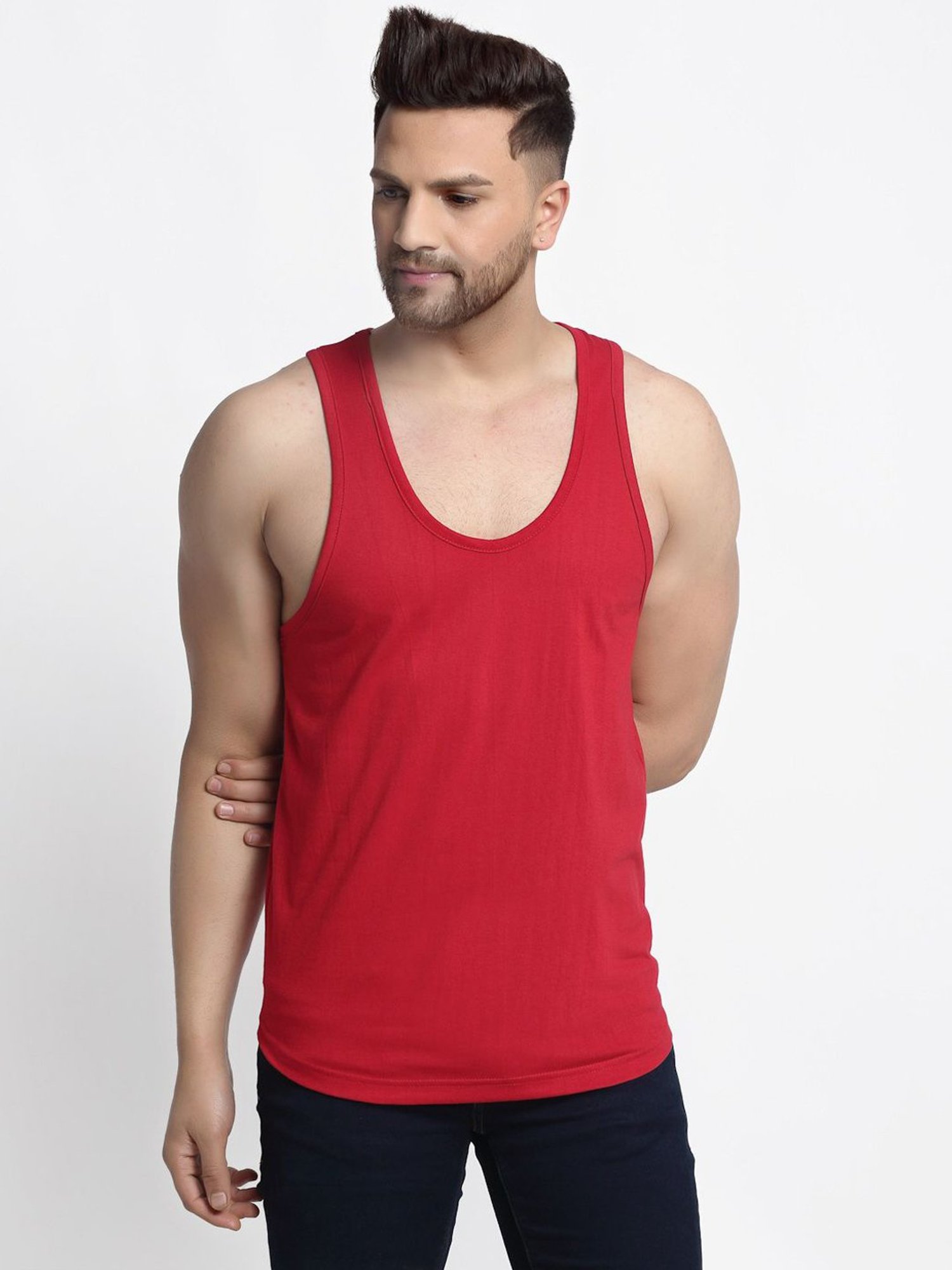 Bodycare Anthra Melange Regular Fit Thermal Top