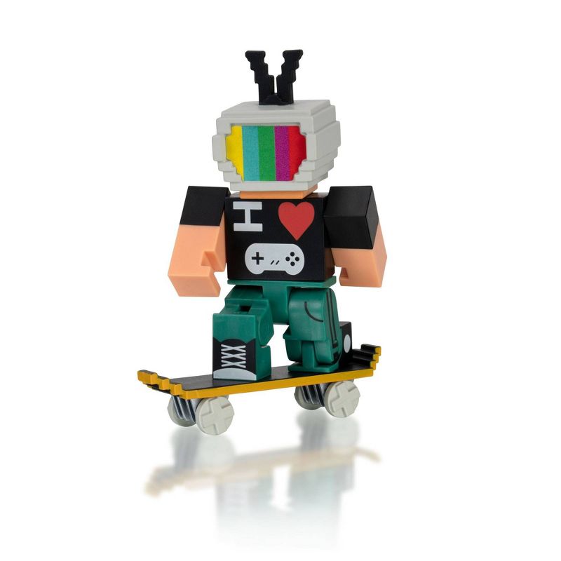 Roblox Avatar Shop Series Collection - Retro 8-Bit Gamer Figure Pack (Includes Exclusive Virtual Item)
