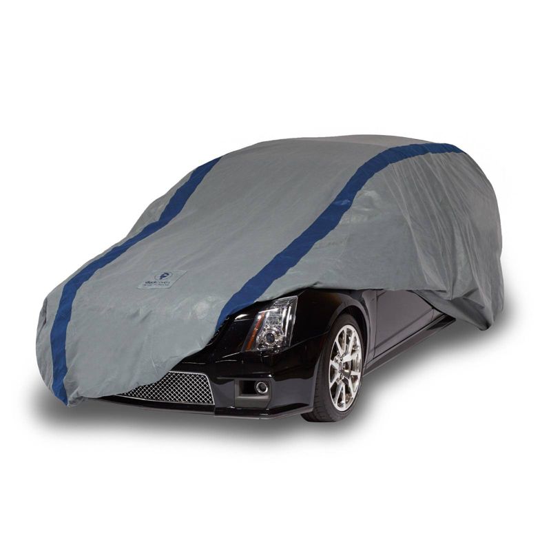 Duck Covers 18" Weather Defender Station Wagon Automotive Exterior Cover Gray/Blue
