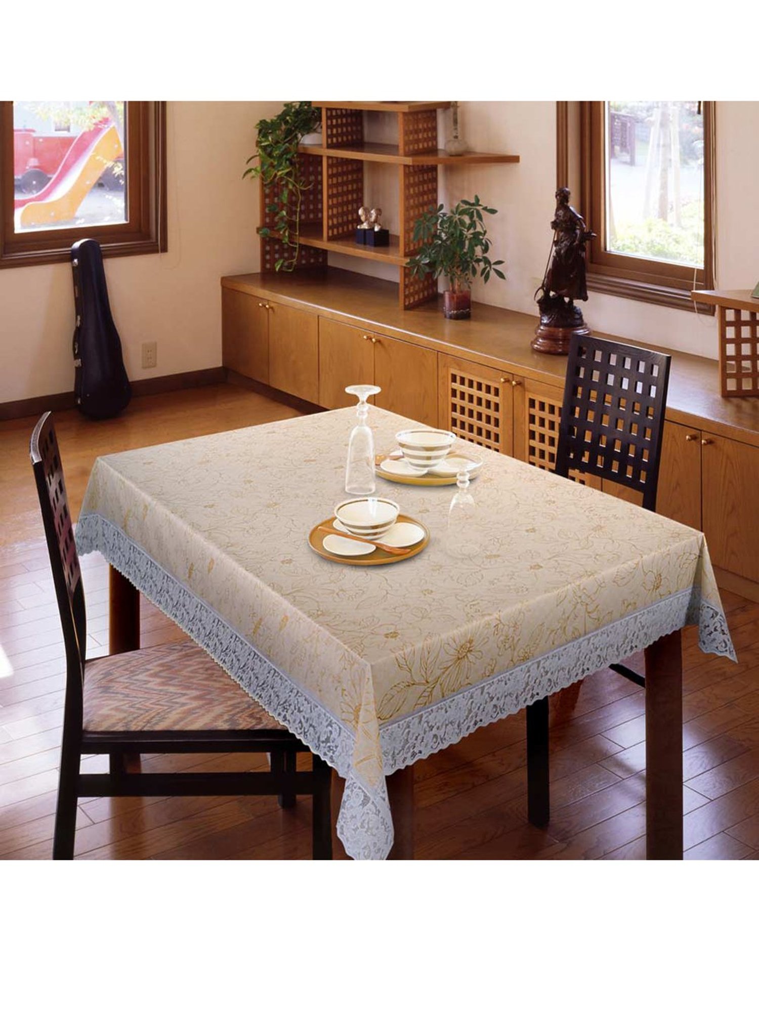 Freelance Cream PVC Set of 1 Table Cloth