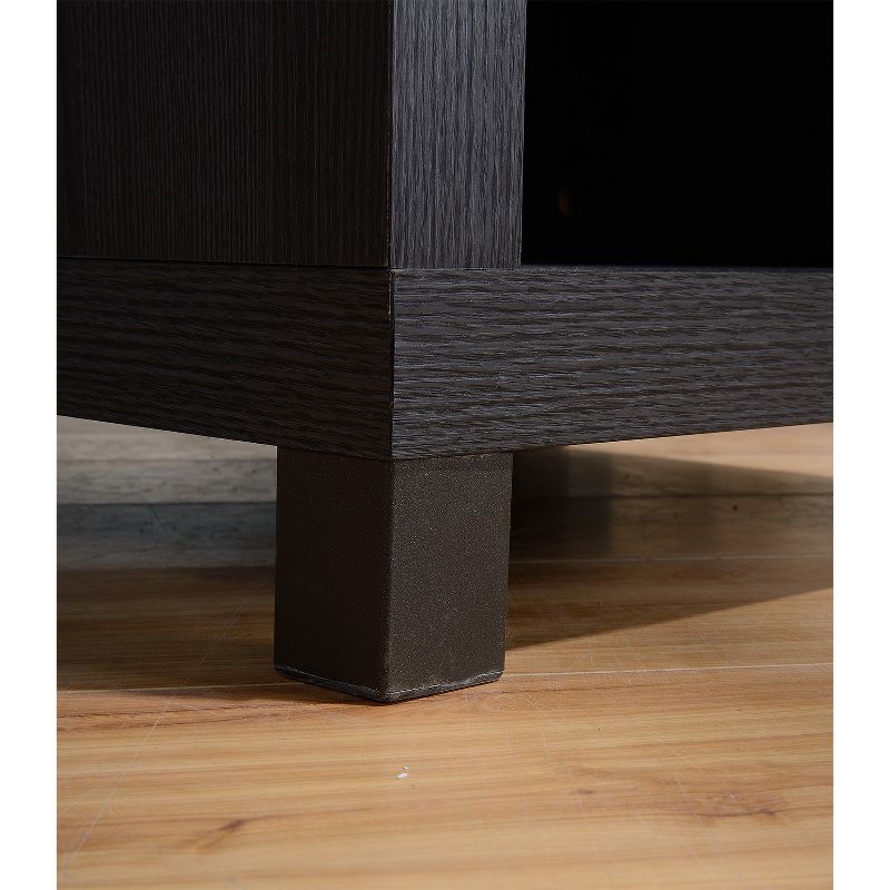 Cary 1 Drawer Nightstand Black/White - Loft 607