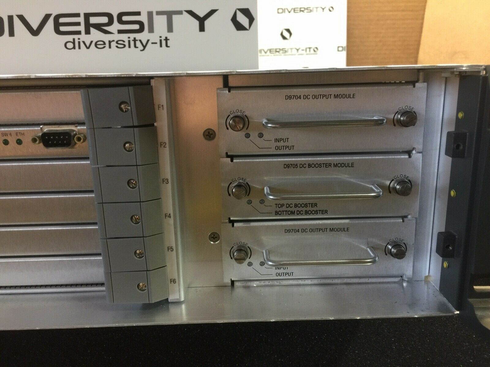 Scientific Atlanta PowerVu Model D9140 Advanced Multiplexer w/ D9747 D9754 Cards