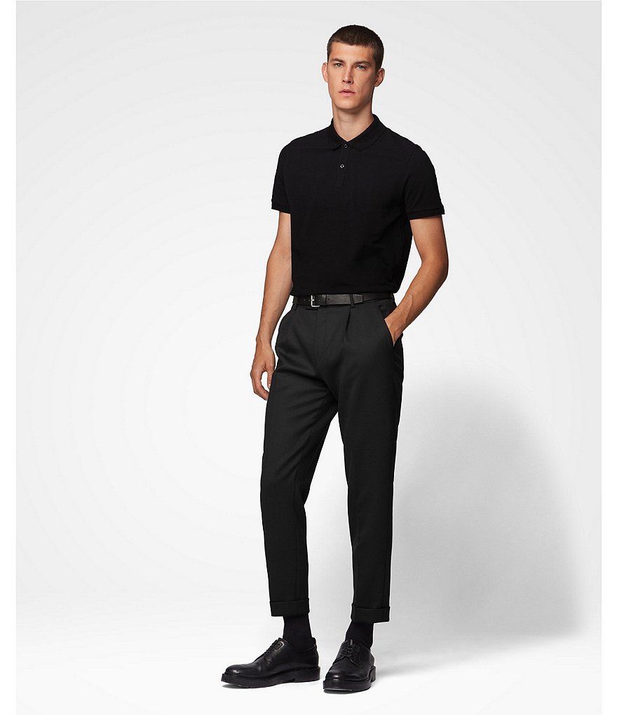 Cutter & Buck Big & Tall Prospect Textured Performance Stretch Short-Sleeve Polo Shirt