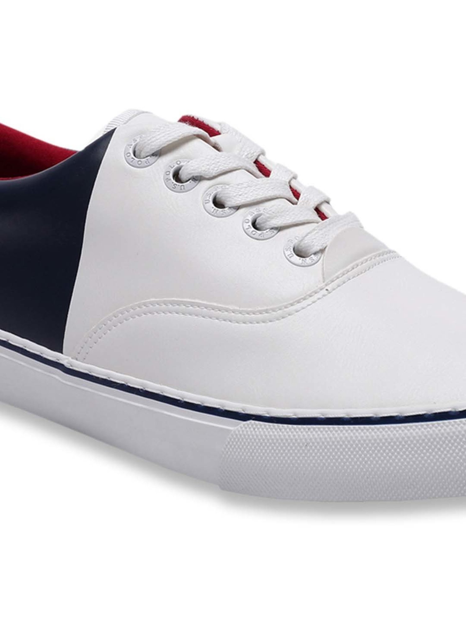 U.S. Polo Assn. Men's Sander Off White Casual Sneakers