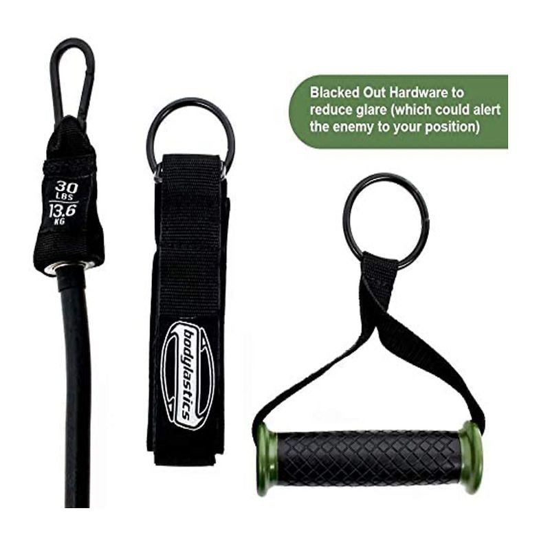 Bodylastics BLCOMP1OR1PU High Quality 23 and 30 Pound Full Body Anti Slip Resistance Clip Bands Fitness Weight Set w/ Durable Patented Locks, (2 Pack)