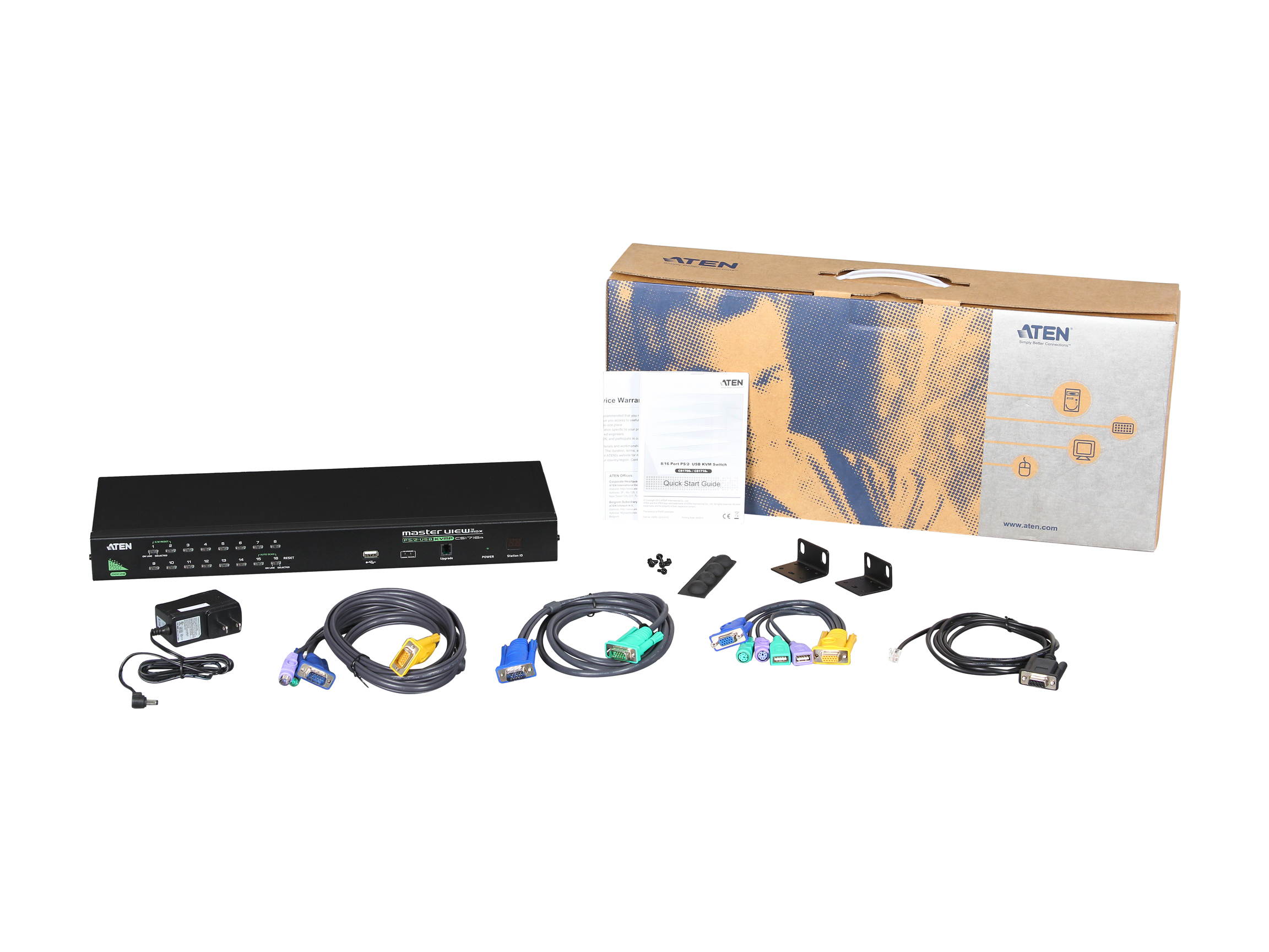 ATEN CS1716A 16 Port PS/2 + USB KVMP
