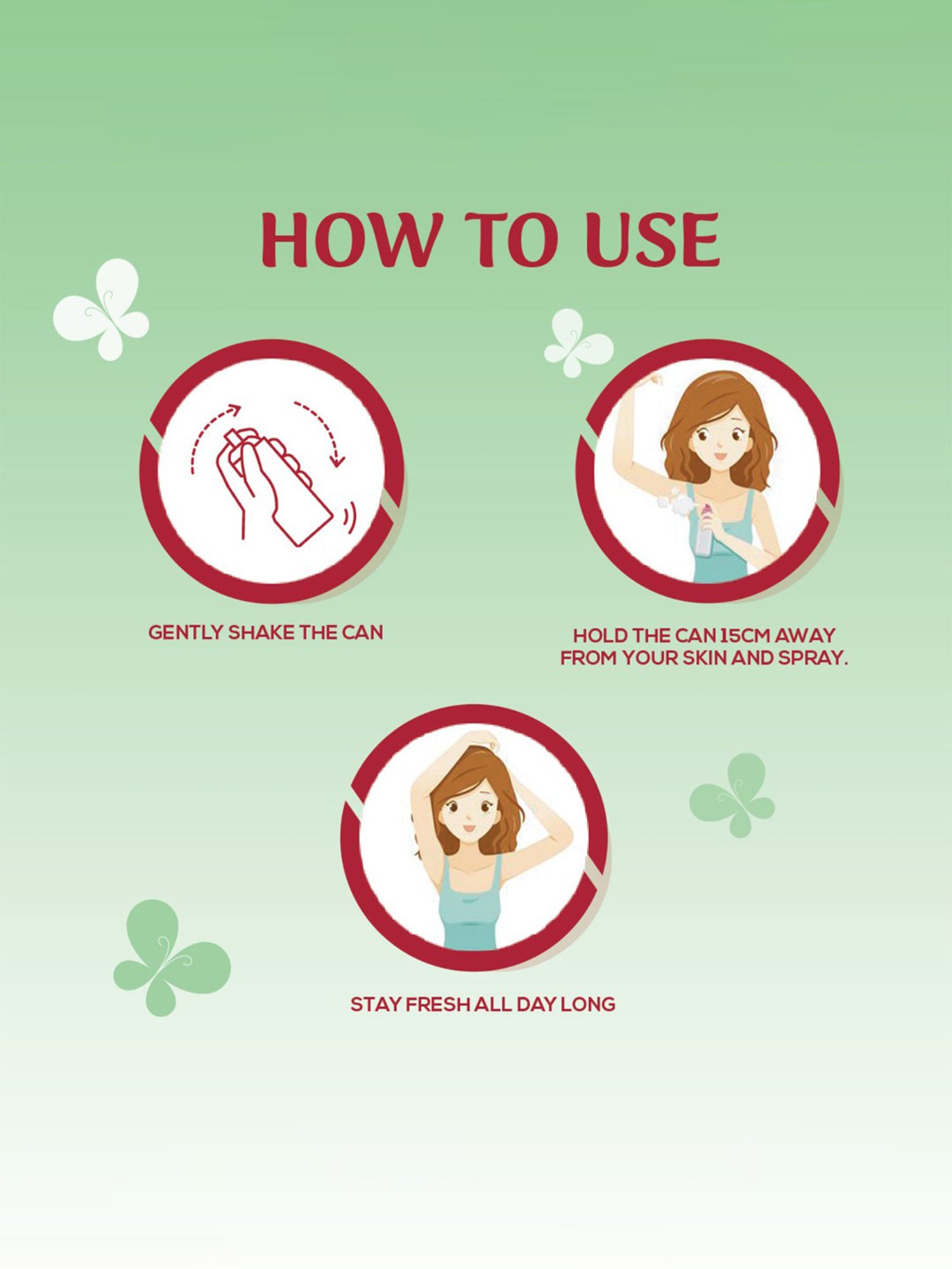 Spinz Pristine Green Perfumed Deo for Women - 200 ml