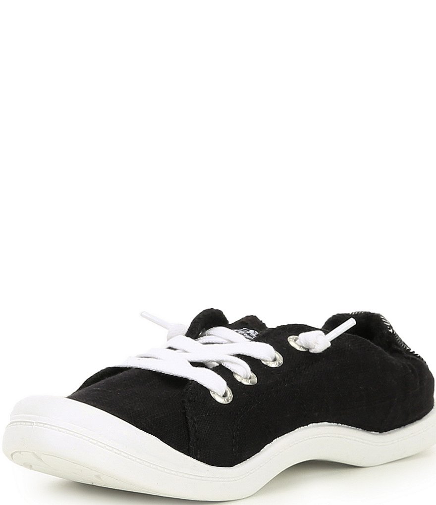 Roxy Bayshore III Canvas Stripe Back Detail Slip-On Sneakers