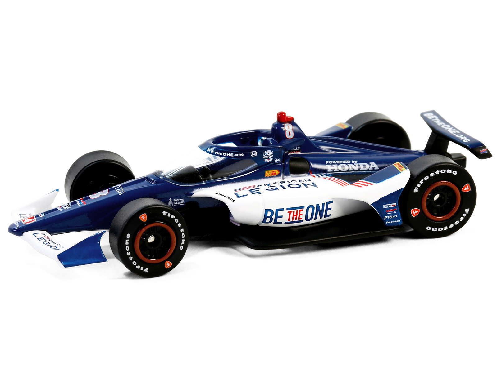 Dallara IndyCar #27 Kyle Kirkwood "AutoNation" Andretti Autosport "NTT IndyCar Series" (2024) 1/18 Diecast Model Car by Greenlight