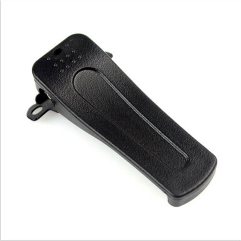 6 Pcs Talkie Accessories Black: 1 Pcs 8Pin Microphone Cable Cord for Icom Mobile Radio Speaker & 5 Pcs Belt Clip for Baofeng BF-666S BF-777S BF-888S