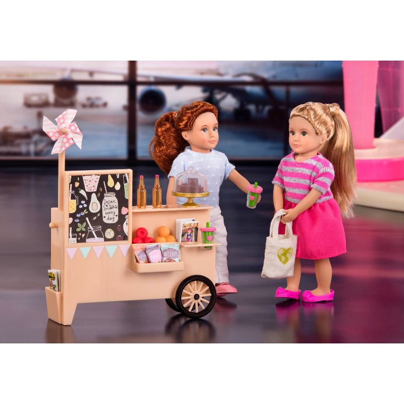 Lori - Food Cart for 6" Mini Dolls - Take-Away Treat Cart