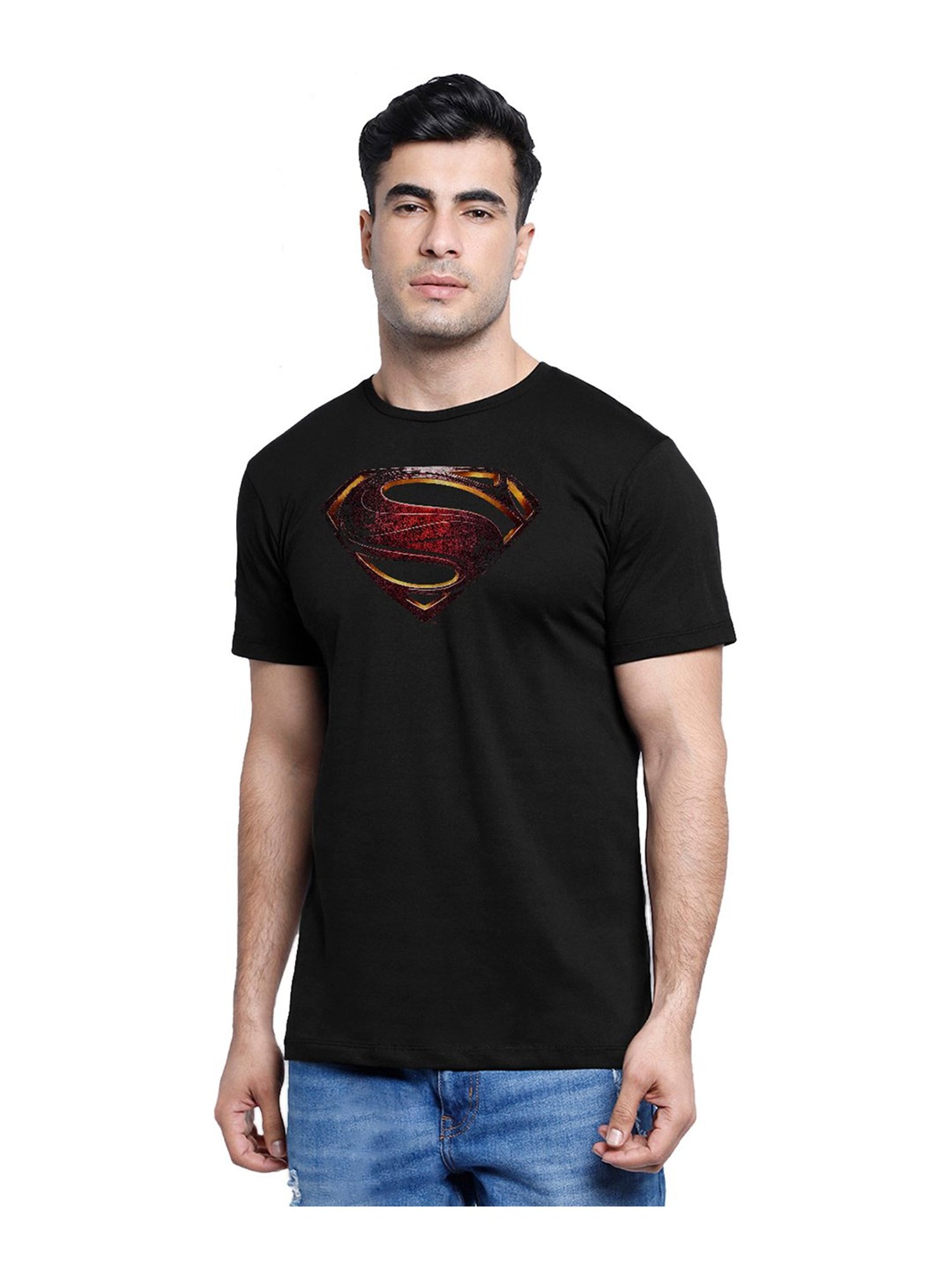 Free Authority Justice League Printed Regular Fit T-Shirt