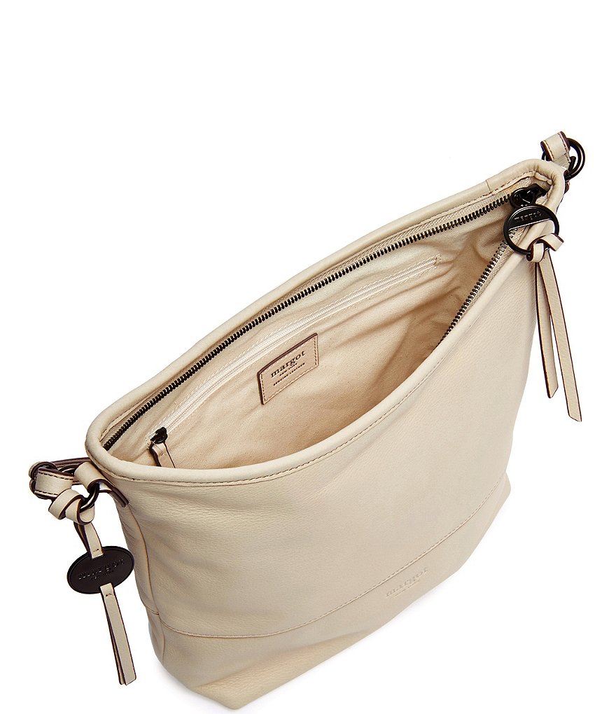 Margot Chester Leather Hobo Crossbody Bag