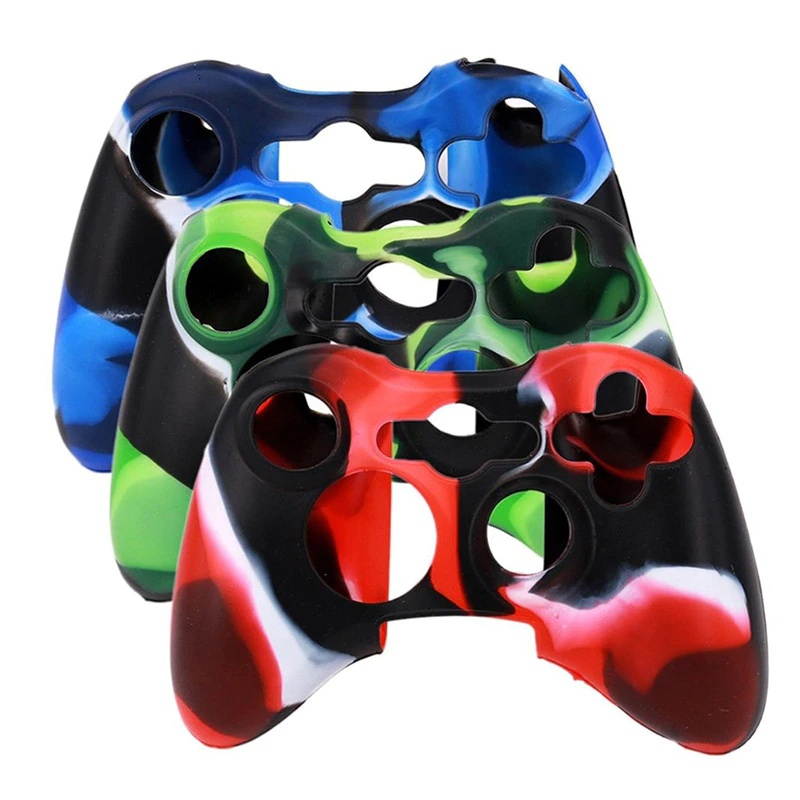 Gaming Controllers Cover Wireless Controller For XBOX 360 Silicone Rubber Protective Skin Shell Case