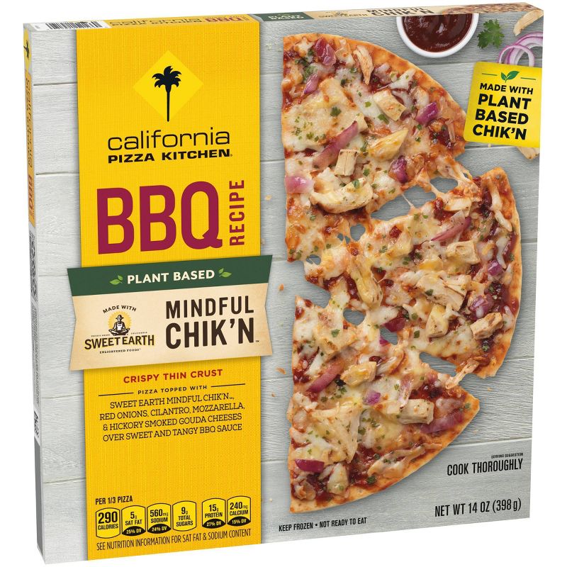 California Pizza Kitchen Mindful Chik'n BBQ Recipe Frozen Pizza - 14.7oz