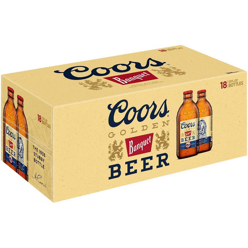 Coors Banquet Beer - 18pk/12 fl oz Bottles