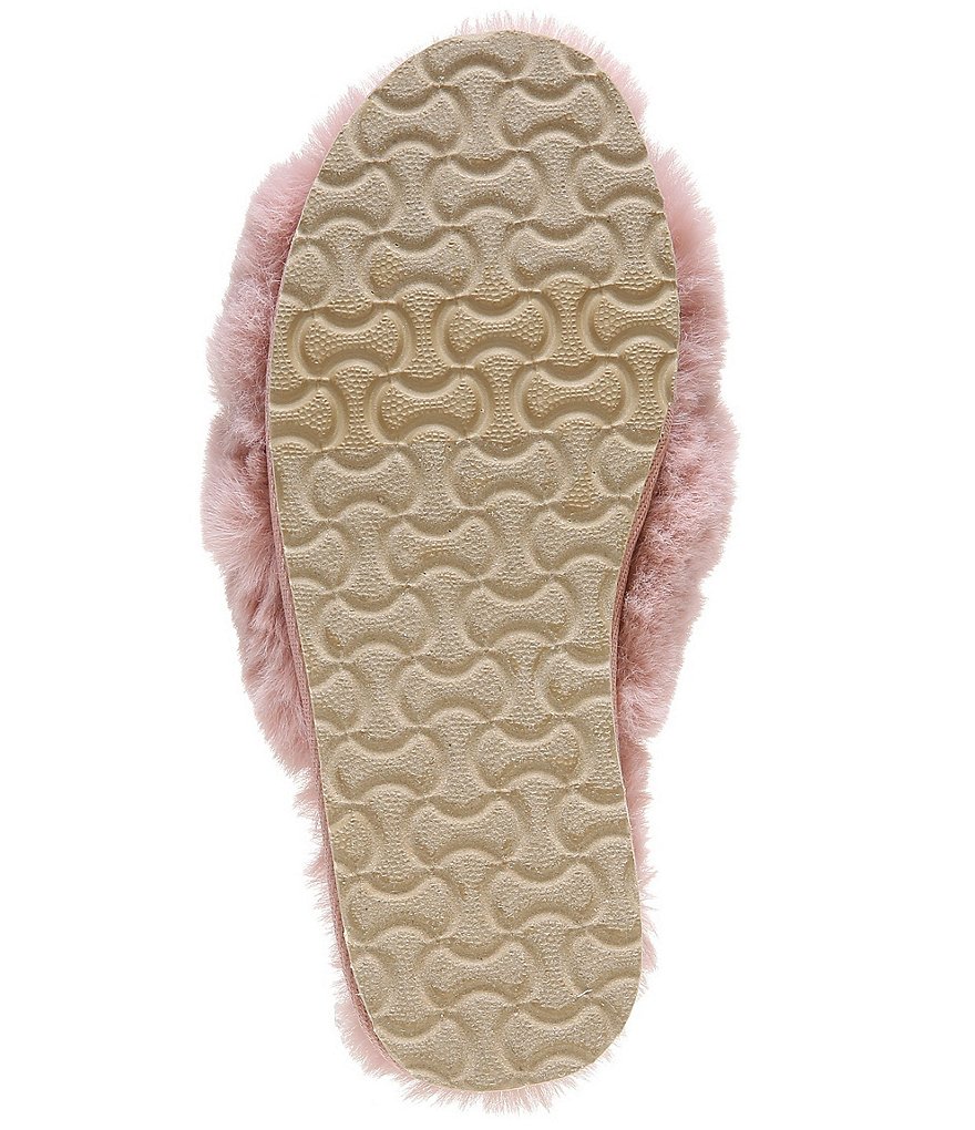 Sam Edelman Jeane Faux Fur Criss Cross Slippers
