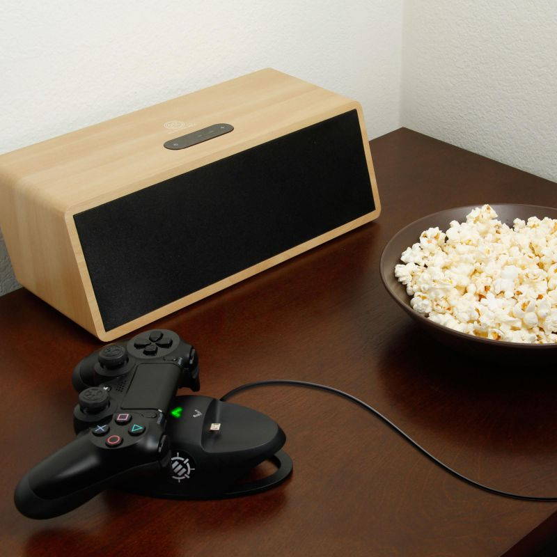 Dualshock 4 Charging Station Dock for PS4 / Playstation 4 Controller - 2 USB Port Charging Stations LED indicator - Midnight Black Gloss Finish