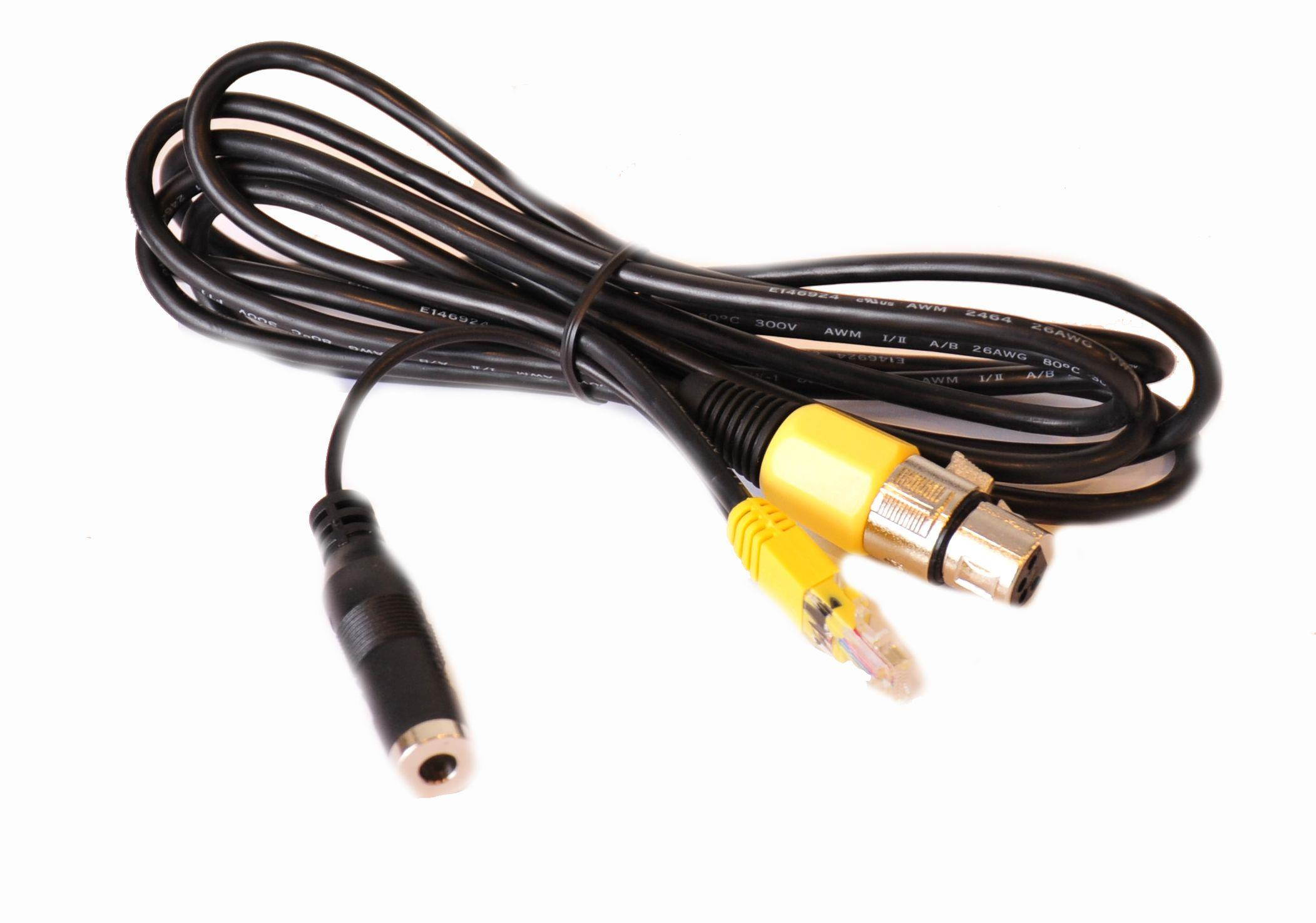 Heil Sound CC-1-Y-M Mic adapter cable: Yaesu modular