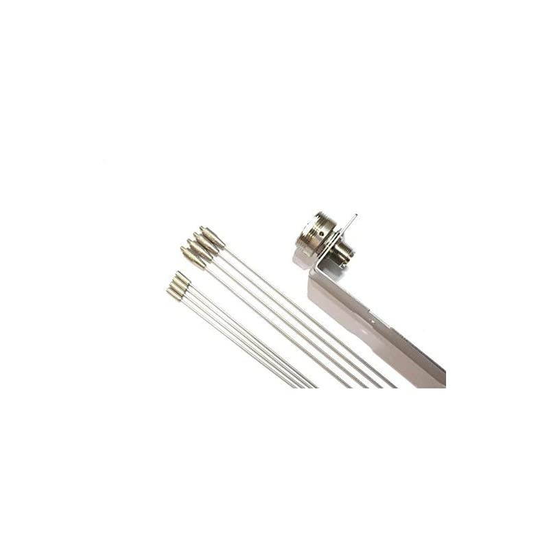 GPK-01 (21" Radials) NMO Mount Ground Plane Kit for Base or Field Use, SO-239 Connector, Mounts to 2" Pole, Mast, Pipe