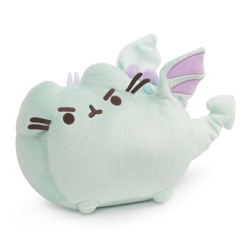 GUND Pusheen 9" Dragonsheen Squeezer Wing Movement Stuffed Cat Dragon - Green
