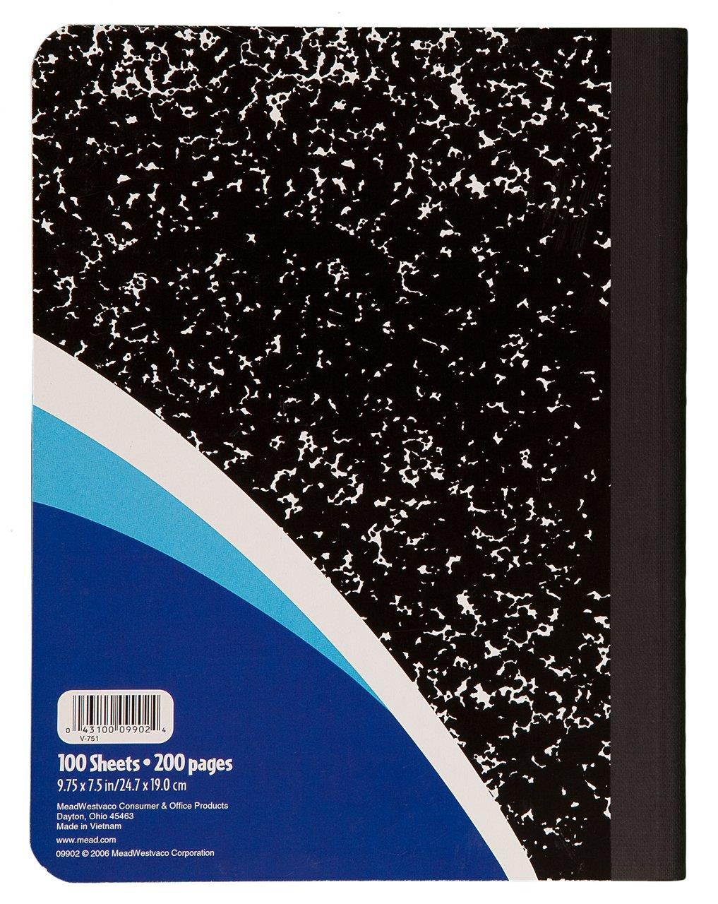 Mead Composition Book/Notebook, Primary, Grades K-2, Wide Ruled Paper, 100 Sheets (09902)