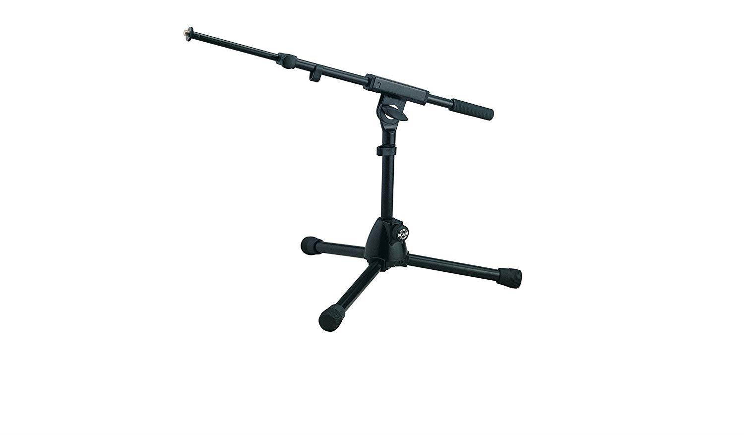 K & M Microphone Stand - very low level w/2 piece boom arm