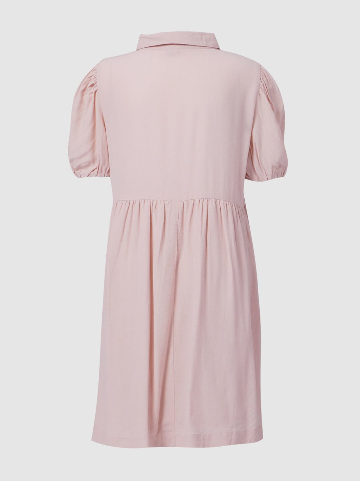 KIDS ONLY Pink Solid Shirt Dress