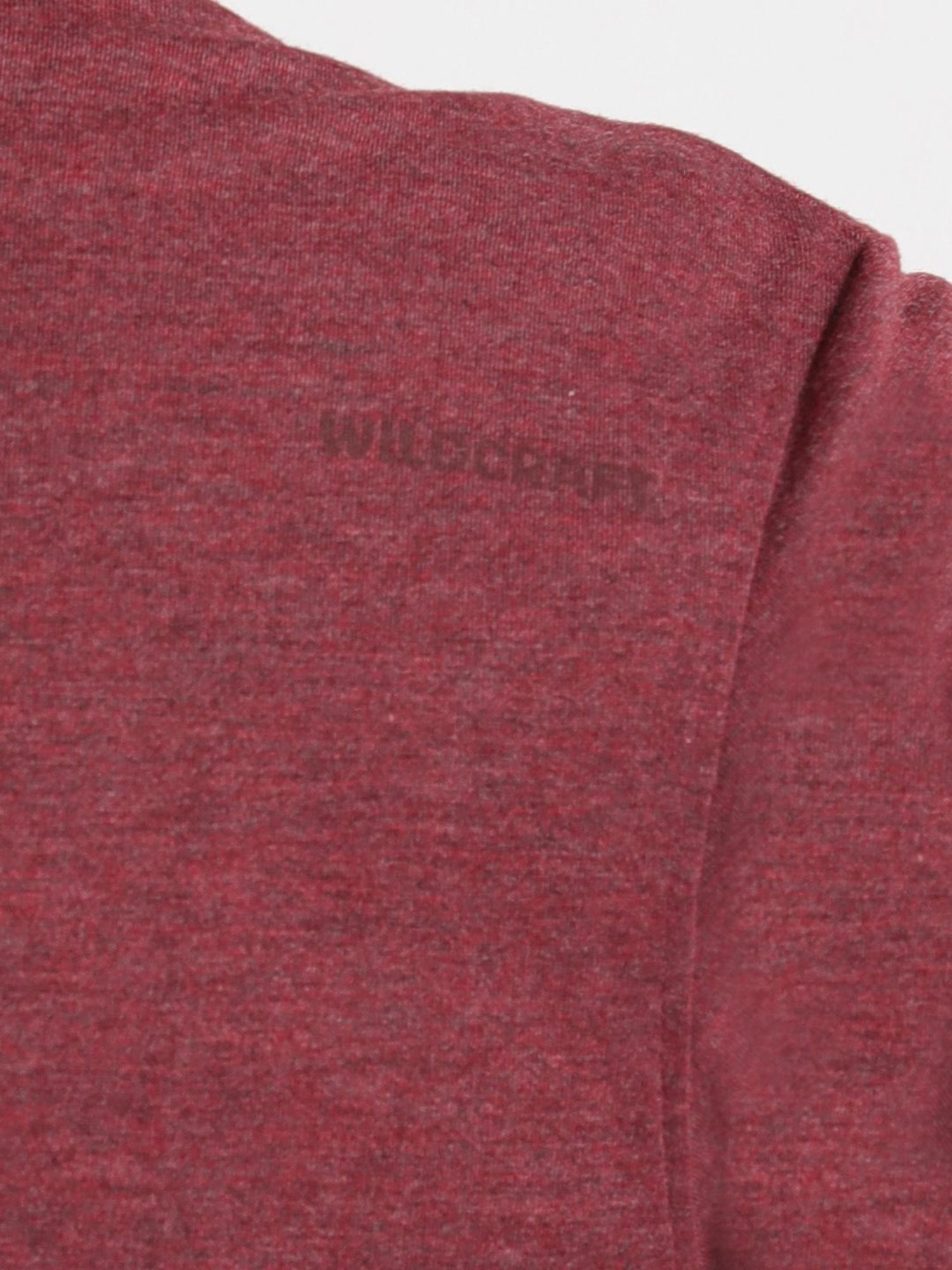 Wildcraft Wine  Regular Fit Printed Sports T-Shirt