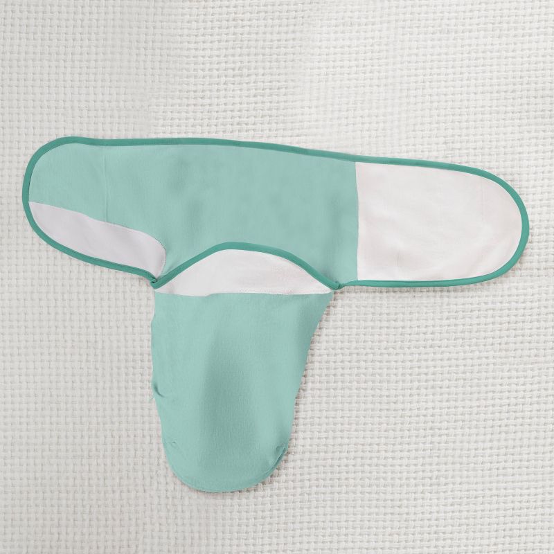 SwaddleMe Whisper Quiet Swaddle with Easy Change Newborn S/M - Square Dance