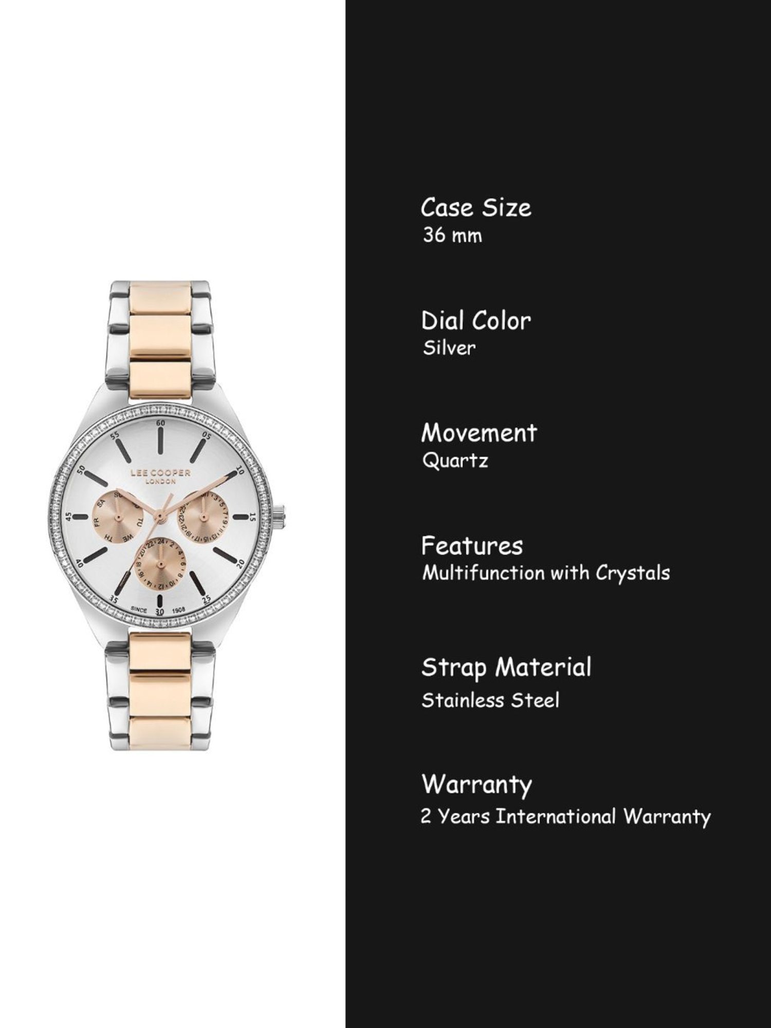 Lee Cooper LC07863.530 Multifunction Watch for Women