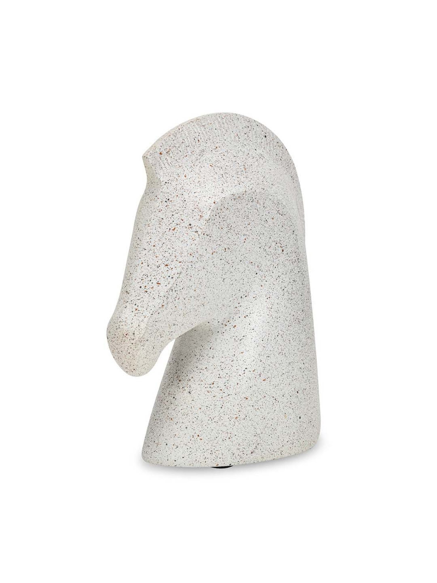 @home White Resin Horse Head Showpiece