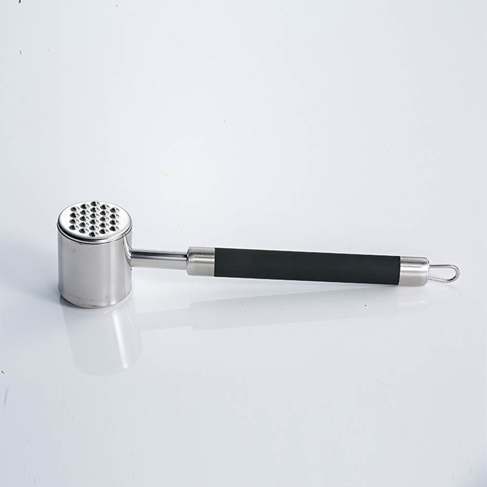 316 Stainless Steel Meat Hammer Steak Pounder Pork Mallet with Non-slip Handle
