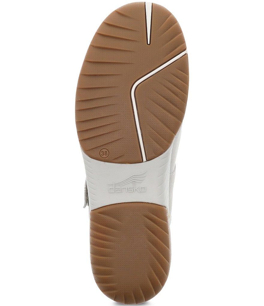 Dansko Raeann Suede and Mesh Closed Toe Mary-Janes