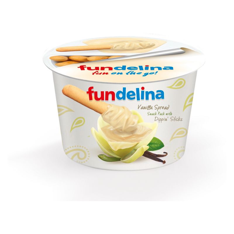 Fundelina Vanilla Spread Snack Pack With Dippin' Sticks - 2oz