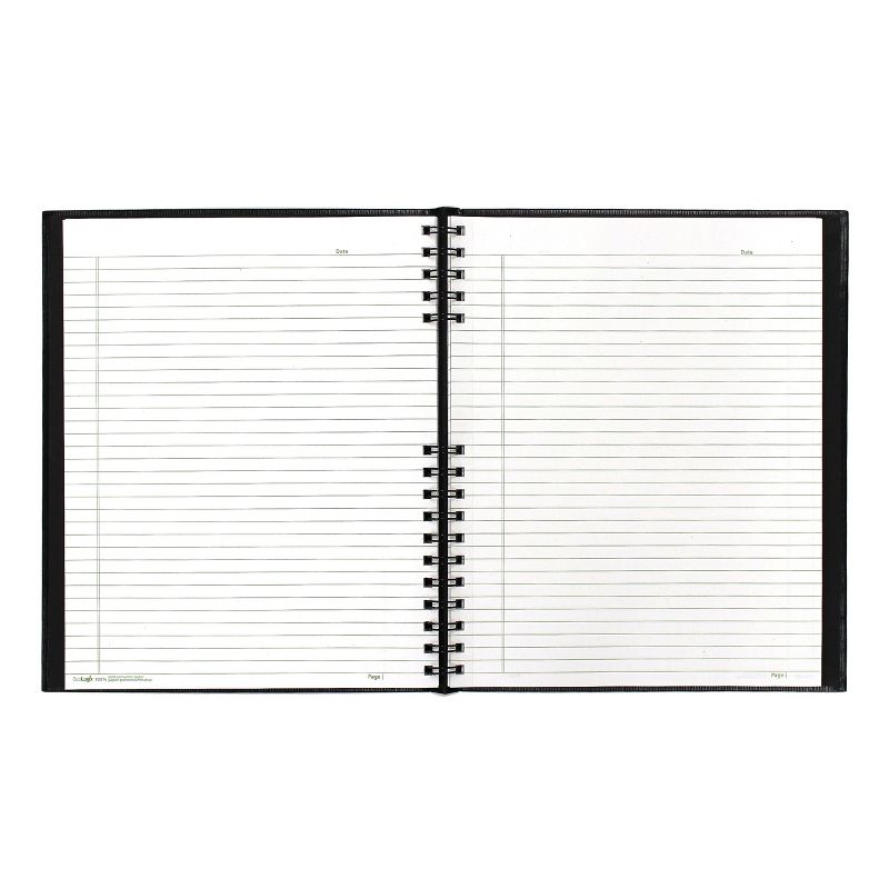 Blueline NotePro Executive Notebook College/Margin Rule 11 x 8 1/2 WE 100 Sheets A10200EBLK