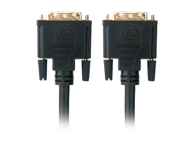 DAT 7321D Black Male to Male One DVI-D to DVI-D Single Link Cable