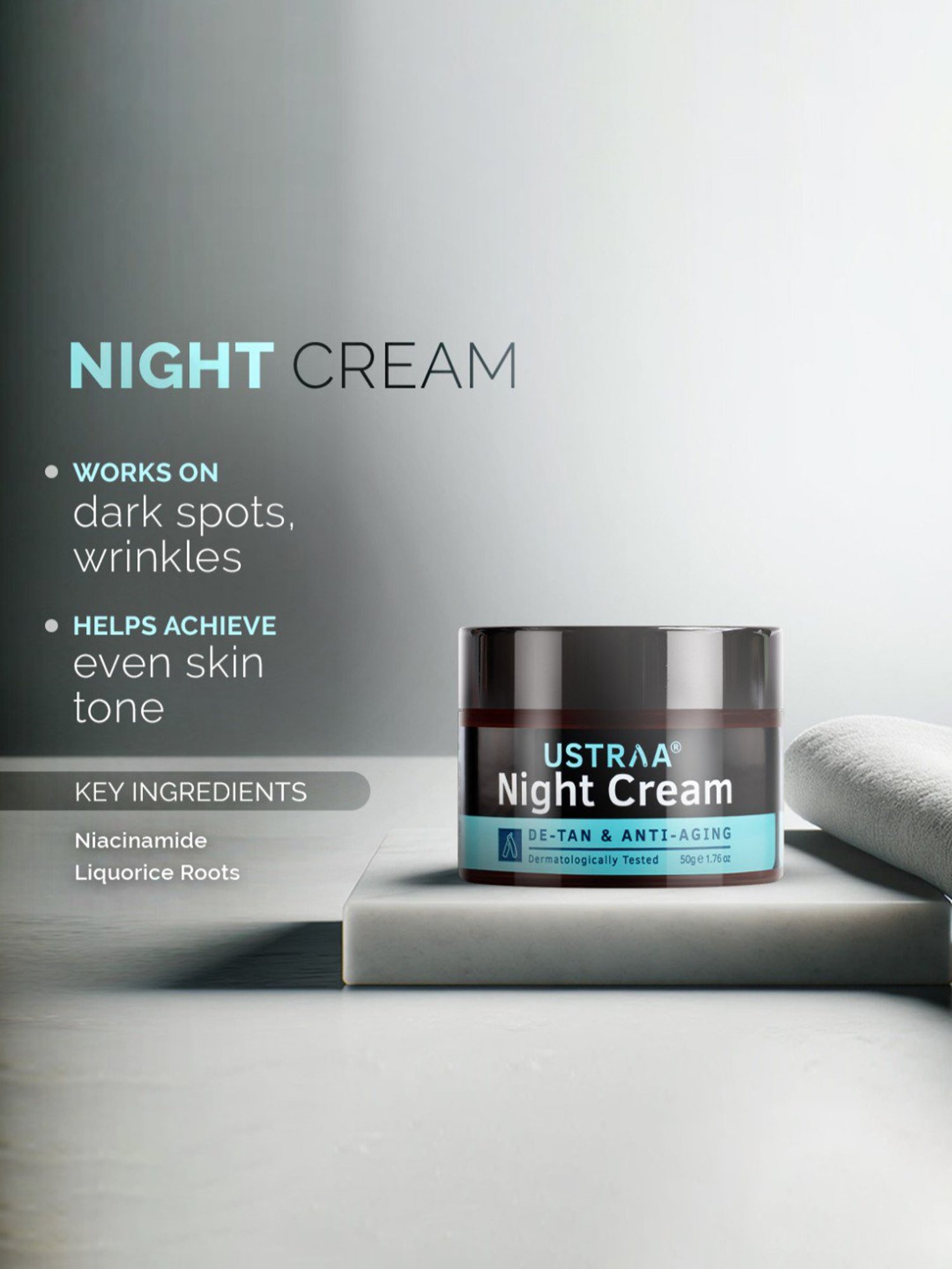 Ustraa Moisturising Cream for Oily Skin - 100 gm