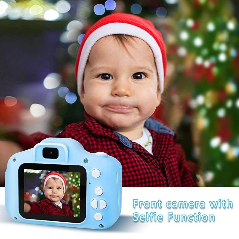 Kids Camera  Q1 Digital Video Camcorder Action Camera Rechargeable with 8G SD Card 2.0&rdquo; for 3-12 Year Old Boys and Girls Birthday Festival Gift