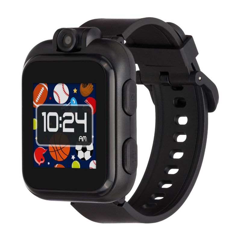 PlayZoom Interactive Educational Smartwatch for Kids 48mm - Solid Black Band