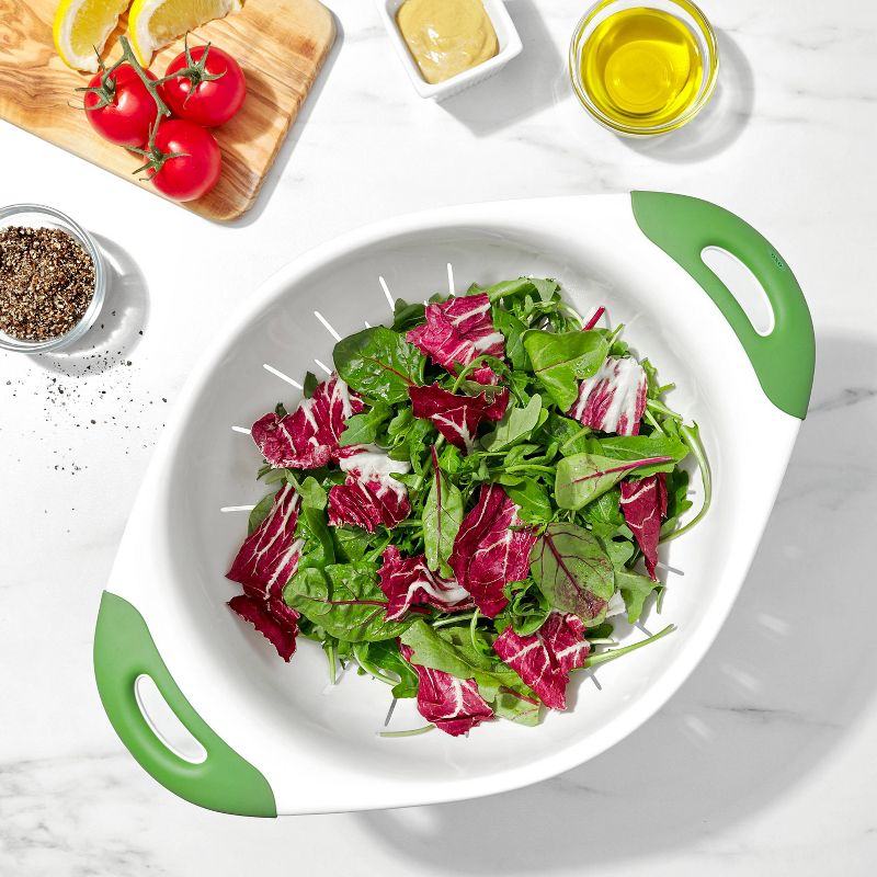 OXO Softworks Colander with Green Handles