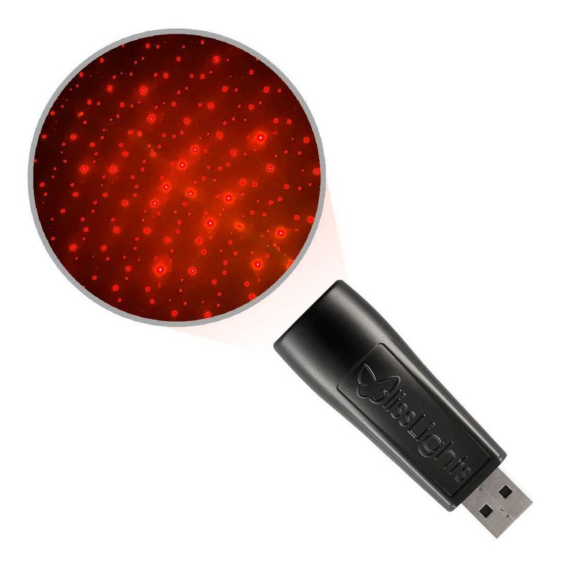 USB Laser Light Star Projector Red - BlissLights